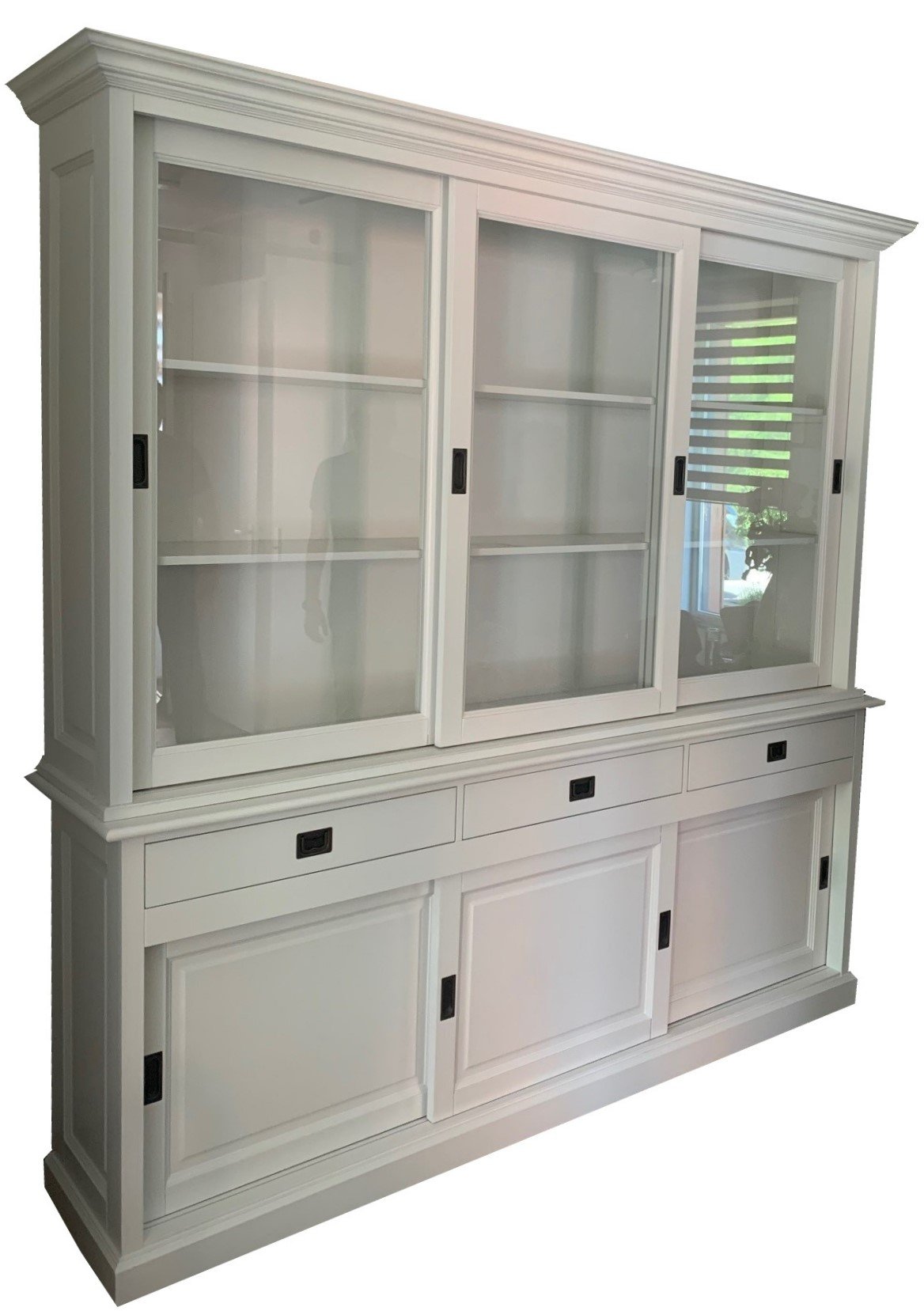 Buffetkast wit - wit Marum 220 x 50/40 x 220cm - nr. 1