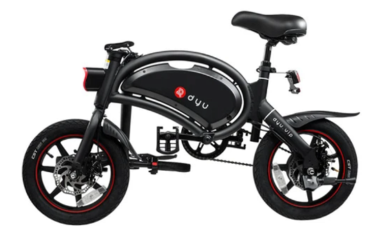 DYU D3+ Folding Moped Electric Bike 14 Inch Speed 45km Range - 4