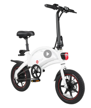 DYU D3+ Folding Moped Electric Bike 14 Inch Speed 45km Range - 5