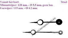 = Wijzers Oeil-de-Boeuf / schoolklok=44949