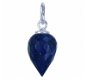 Zilveren bedel hanger met Lapis Lazuli druppel - 0 - Thumbnail