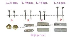 = 2 Uurwerk boutjes =FHS/Hermle=44962