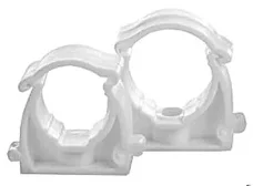 10 Kunststoff bevestiging-clip  voor installatie en cv buis 16,20,25 mm