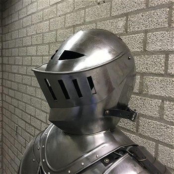 Origineel grote metalen ridder harnas outfit-ridder-harna - 3