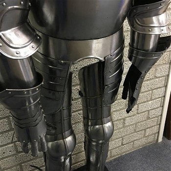 Origineel grote metalen ridder harnas outfit-ridder-harna - 7