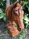 Paarden hoofd gemaakt van ijzer-paard -deco tuin-hoofd - 0 - Thumbnail