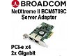 Broadcom NetXtreme II Dual-Port Gigabit PCI-e NIC | FH & LP - 1 - Thumbnail