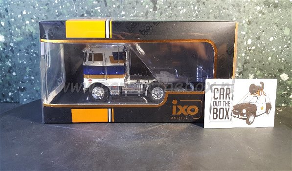 Peterbilt 352 H wit / blauw 1:43 Ixo V484 - 3