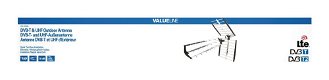 Valueline DVB-T&T2 digitenne Buitenantenne 18 dB UHF - 2 - Thumbnail