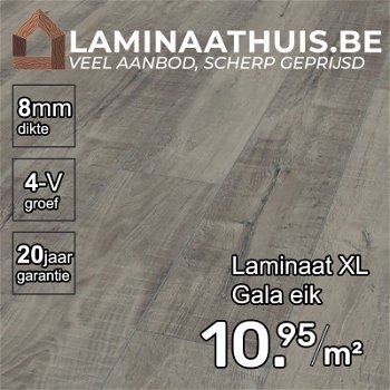 Laminaat, tegellaminaat en click pvc, scherp geprijsd - 1