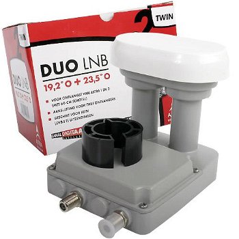 DUO LNB TWIN canal digitaal - 0