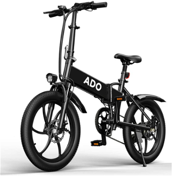 ADO A20 Electric Folding Bike 350W IPX5 35km/h 60km Range - 3