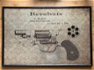 Kunst op hout, een bekend revolver, zeer fraai.-revolver - 3 - Thumbnail