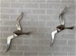 Paar forse silhouette meeuwen -vogel-aluminium,meeuw - 5 - Thumbnail