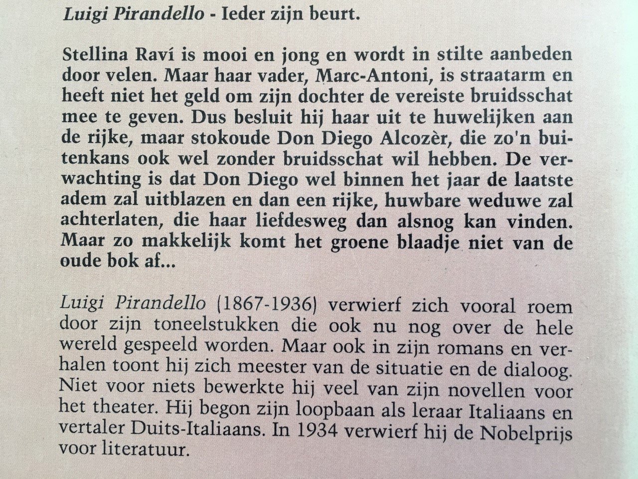 Ieder zijn beurt - Luigi Pirandello - Afbeelding 2