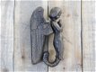 Deurklopper Engel, bronskleur, gietijzer-deur-klopper - 0 - Thumbnail