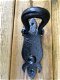 Deurklopper ijzer zwart - als antieke deurklopper, scorpio - 3 - Thumbnail