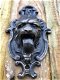 leeuw- Deurklopper leeuw, gietijzer bronskleurig- deur - 3 - Thumbnail