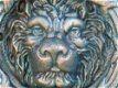 Deurklopper Leeuwenkop, ijzer-leuw -deur decoratie - 3 - Thumbnail
