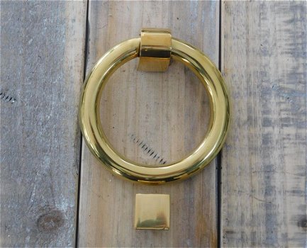 Deurklopper Messing deurklopper-Antieke koperen deurk - 2