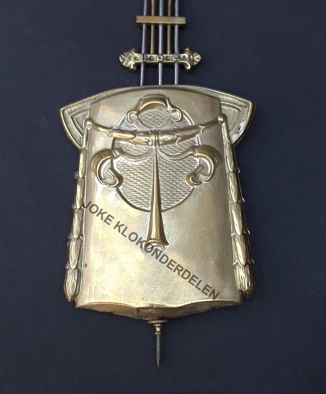 = Slinger =Art Nouveau = regulateur =45000 - Afbeelding 2