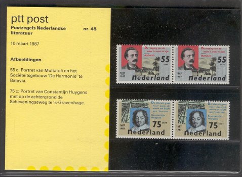 3257 - Nederland postzegelmapje nvphnr. M45 postfris - 0