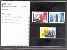 3258 - Nederland postzegelmapje nvphnr. M46 postfris 