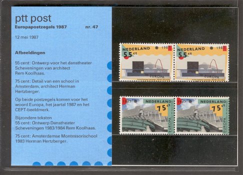 3259 - Nederland postzegelmapje nvphnr. M47 postfris - 0