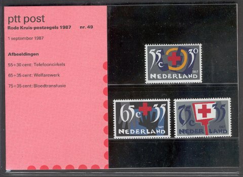 3261 - Nederland postzegelmapje nvphnr. M49 postfris - 0