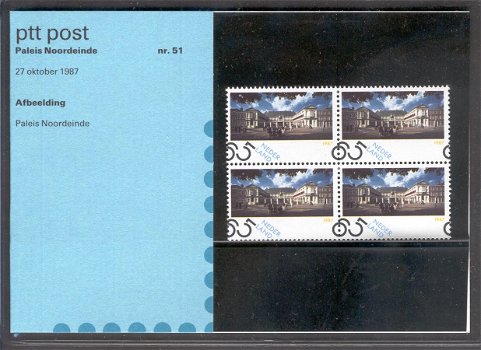 3263 - Nederland postzegelmapje nvphnr. M51 postfris - 0