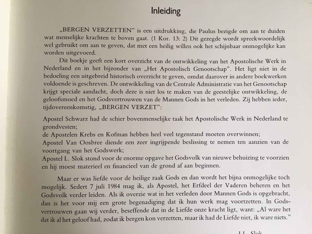 Er zijn bergen verzet! (Apostolisch Genootschap) - Slok - Afbeelding 3