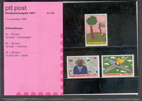 3264 - Nederland postzegelmapje nvphnr. M52 postfris - 0