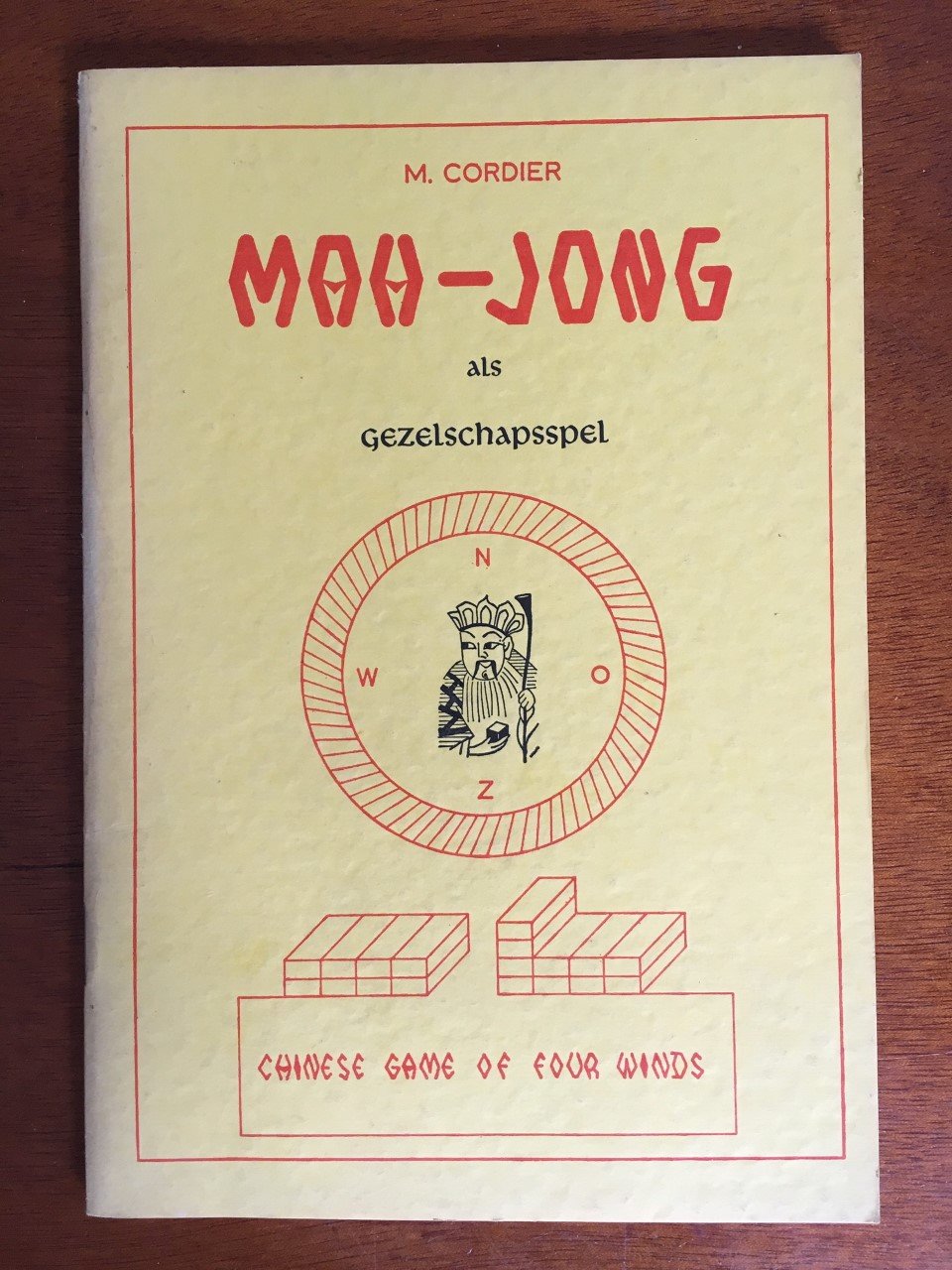 Mah-Jong als gezelschapsspel - M. Cordier - nr. 1