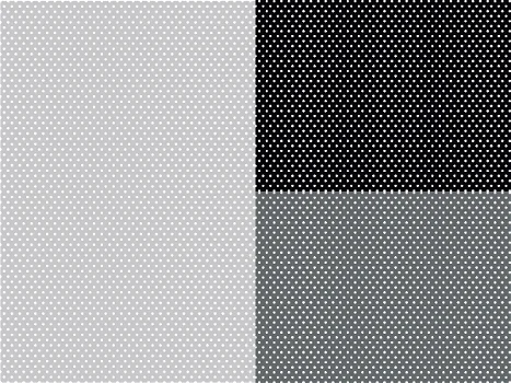 printables backgrounds DOTS black/grey uitprintbare achtergronden stippeltjes zwart/grijs - 0