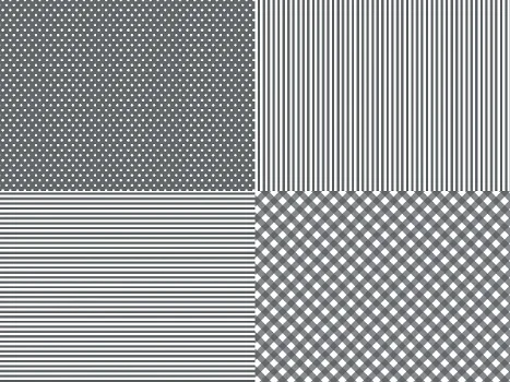 printables backgrounds DOTS black/grey uitprintbare achtergronden stippeltjes zwart/grijs - 1