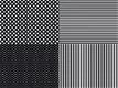 printables backgrounds DOTS black/grey uitprintbare achtergronden stippeltjes zwart/grijs - 3 - Thumbnail