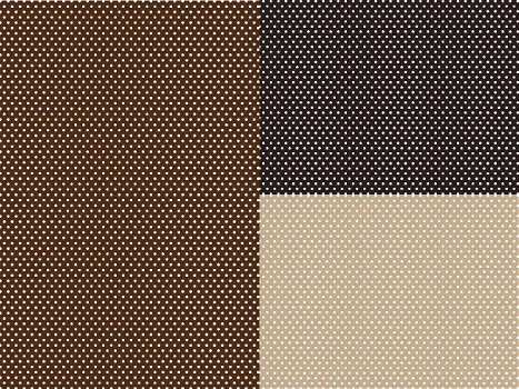 printables backgrounds DOTS brown uitprintbare achtergronden stippeltjes bruin - 0