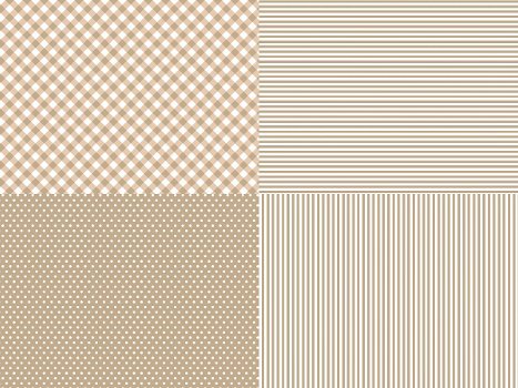 printables backgrounds DOTS brown uitprintbare achtergronden stippeltjes bruin - 2