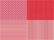 printables backgrounds DOTS red uitprintbare achtergronden stippeltjes rood - 2 - Thumbnail