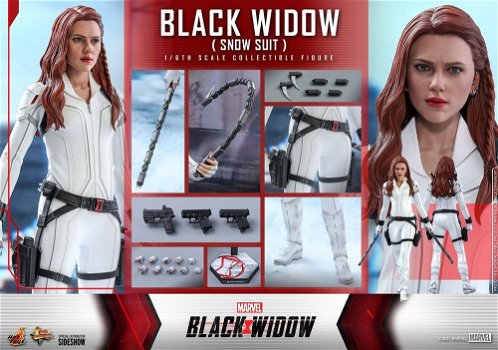 HOT DEAL Hot Toys Black Widow Snow Suit MMS601 - 0