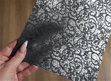 A4 lace - black bookbinders linnen , does not crack your spine on mini albums . 4 different ones 