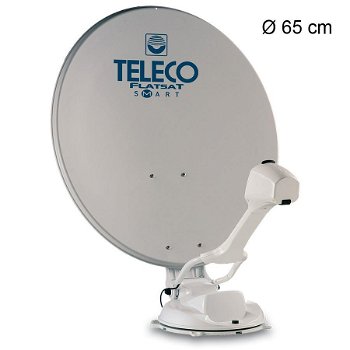 Teleco Flatsat Skew Easy SMART GPS 65cm TWIN BX op=op - 0