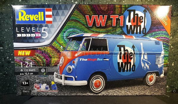 VW T1 bus THE WHO 1:24 Revell - 0