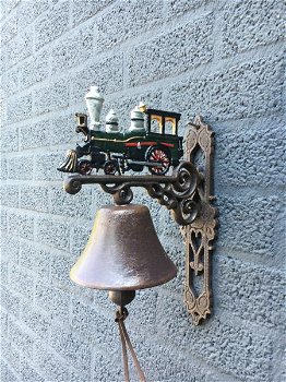 Deurbel- Trein - gietijzer deurbel-trein huis decoratie - 0
