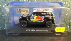 Mini all4 racing #300 DAKAR 2016 1:43 Atlas
