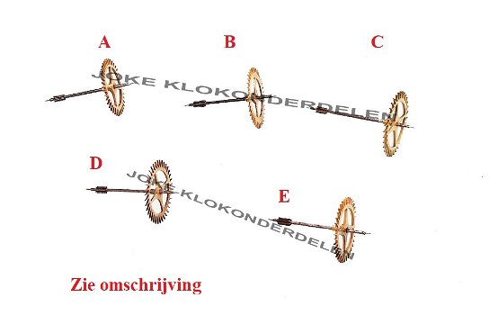 = Ankerrad = Oeil-de-Boeuf / schoolklok =45023 - 0