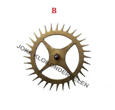 = Ankerrad = Oeil-de-Boeuf / schoolklok =45023 - 2