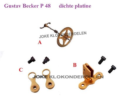 = Onderdelen Gustav Becker P 48=45021 - 0