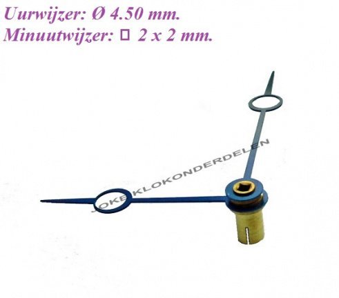 = Brequet wijzers Franse pendule =45027 - Afbeelding 2