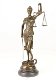 beeld- Vrouwe Justitia-brons-beeld-decoratie-brons-deco - 0 - Thumbnail